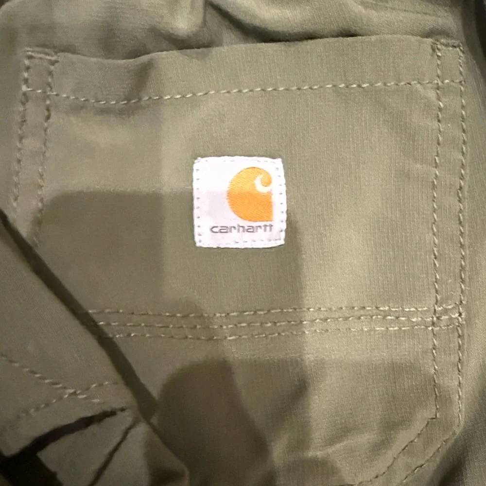 Carhartt Modern Fit Olive green jogger scrub Set - Picture 3 of 6